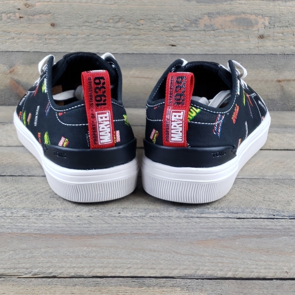 Marvel X Toms Limited Edition Printed Logos Shoes - Picture 4 of 10
